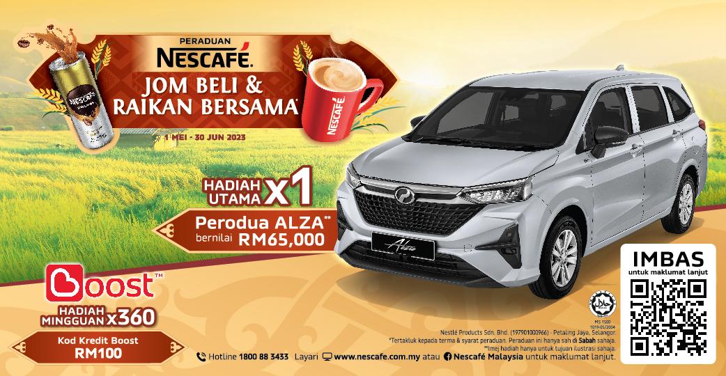 Nescafe Kaamatan Banner with more than 1 tab