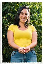 Liliane, agrónoma de café