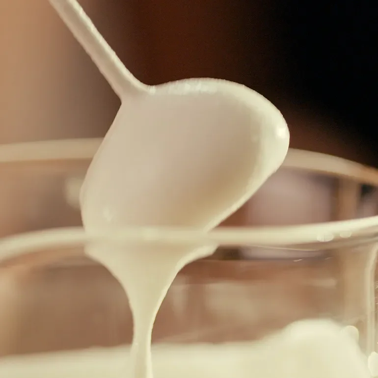 receta de latte clásico: paso 3