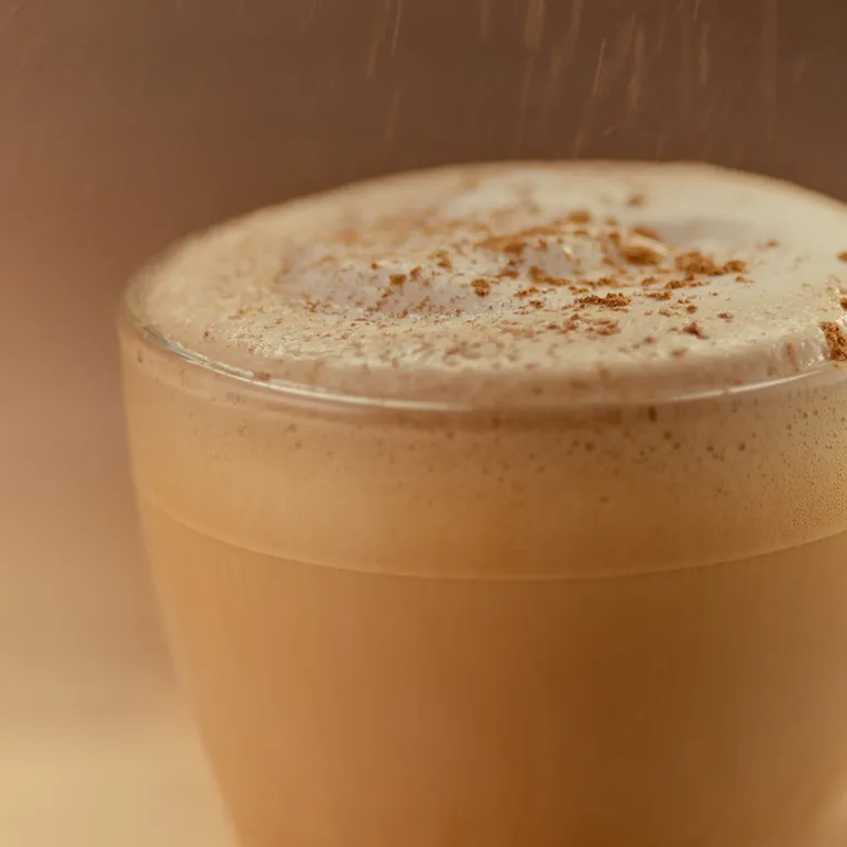 receta de latte clásico: paso 5