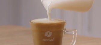Kaffee mit Milchschaum