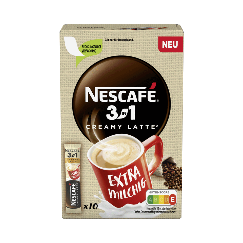 NESCAFÉ® 3in1 CREAMY LATTE Kaffee