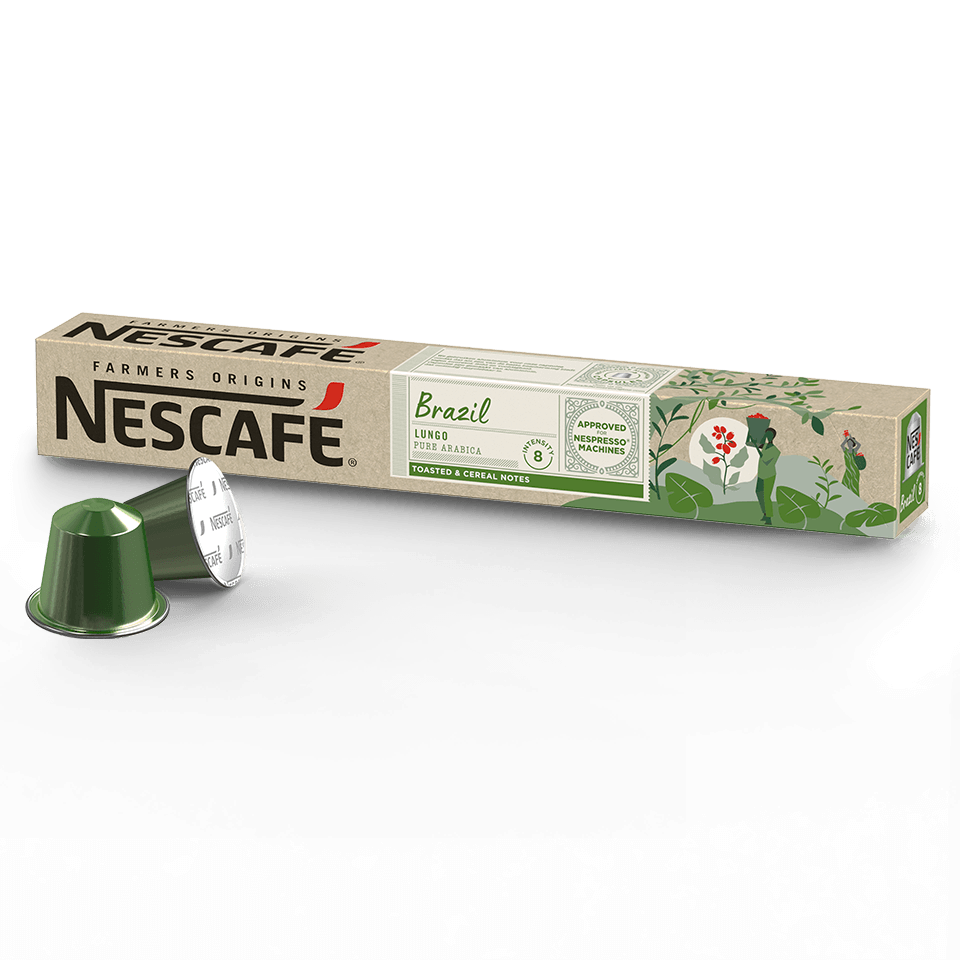 Tropisk Merchandising bungee jump NESCAFÉ® Farmers Origins Brazil Lungo Coffee Pods | Nescafé AU