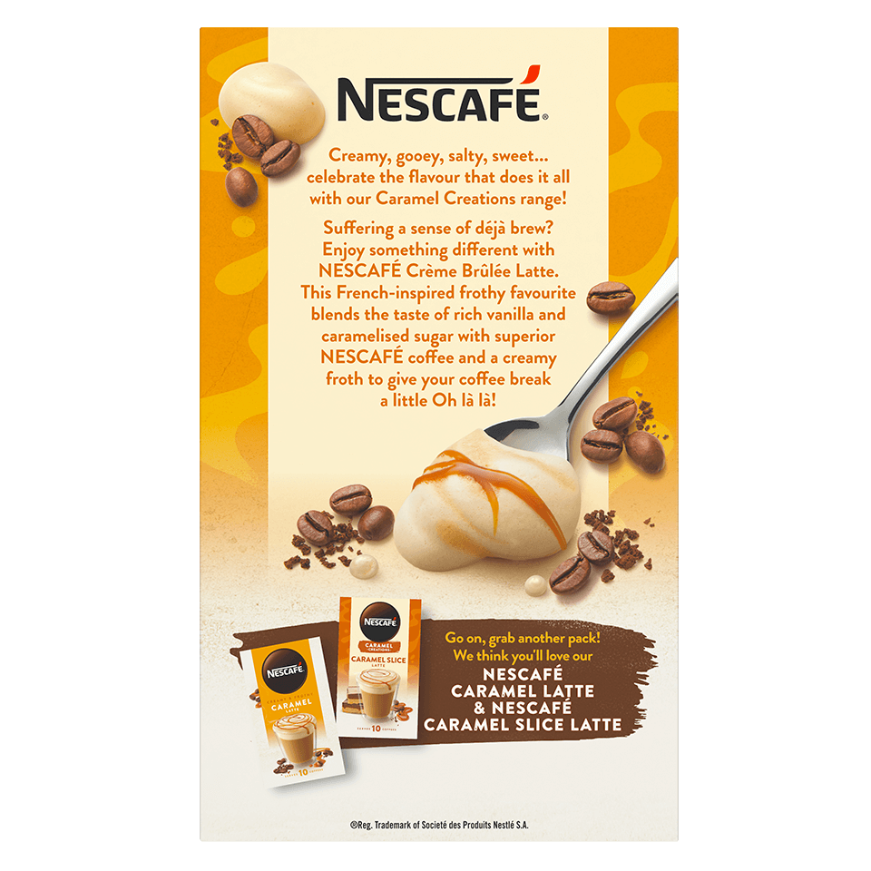 NESCAF Cr me Br l e Latte Coffee Sachets Nescaf AU nescaf-cr-me-br-l-e-latte-coffee-sachets-nescaf-au