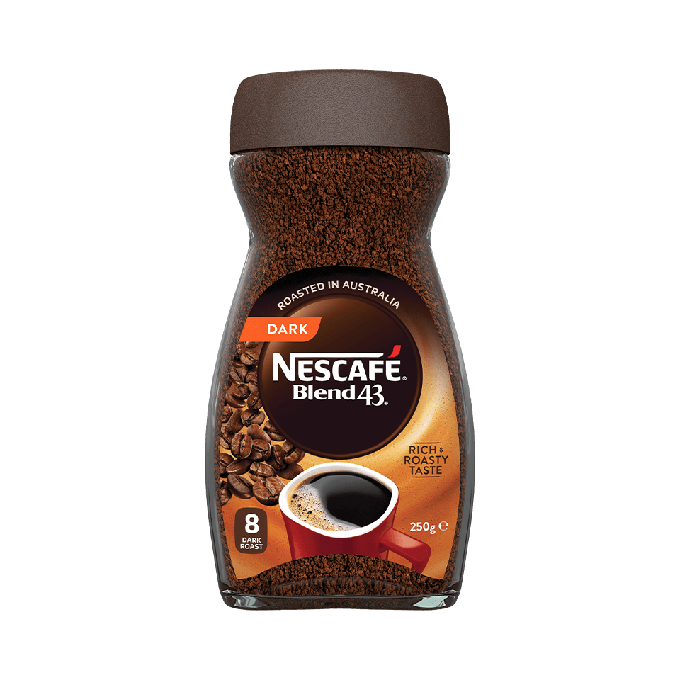 fortov hænge Utilfreds NESCAFÉ® Blend 43 Dark Roast Instant Coffee | Nescafé AU