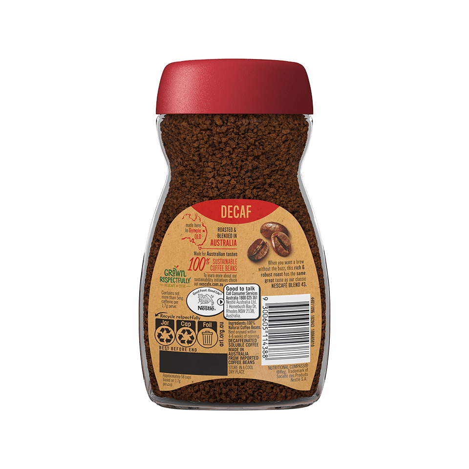 NESCAFÉ® Blend 43 Decaf Instant Coffee