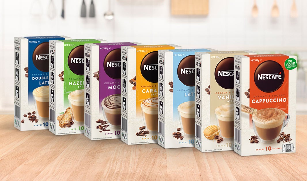 Coffee sachets nescafe discount