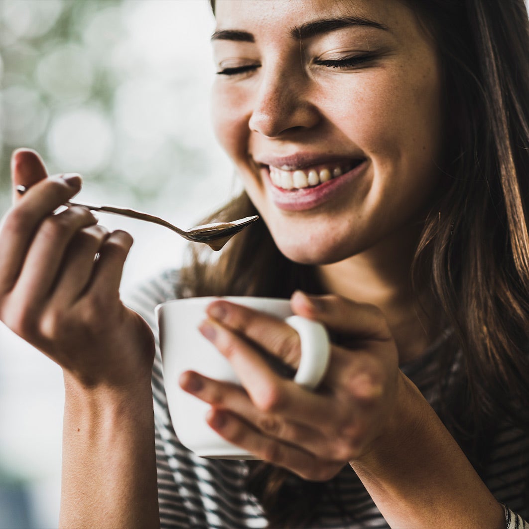 strong cappuccino coffee