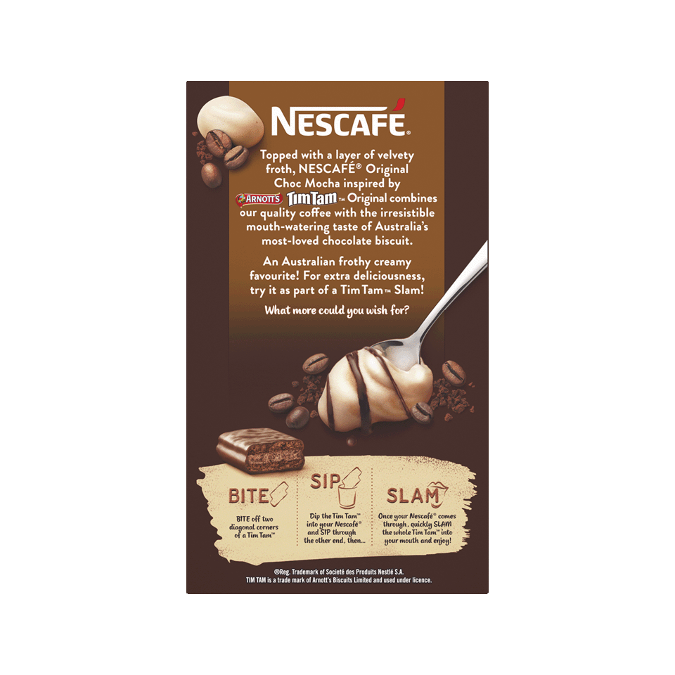 Original Choc Mocha inspired by Tim Tam font