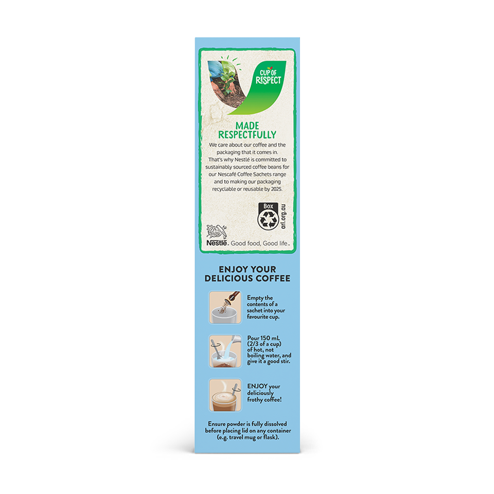 NESCAFÉ® Sugar Free Latte Sachets
