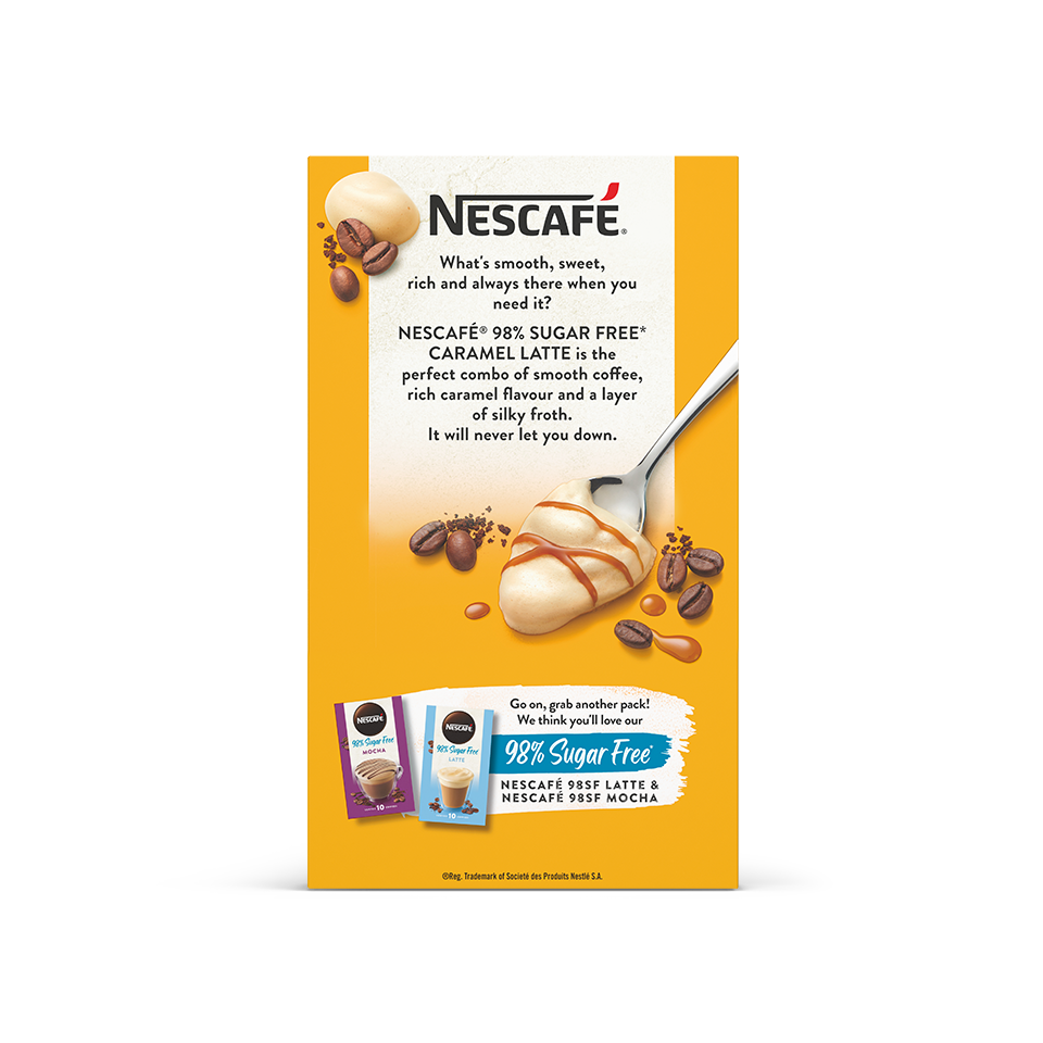 NESCAFÉ® Sugar Free Caramel Latte Sachets