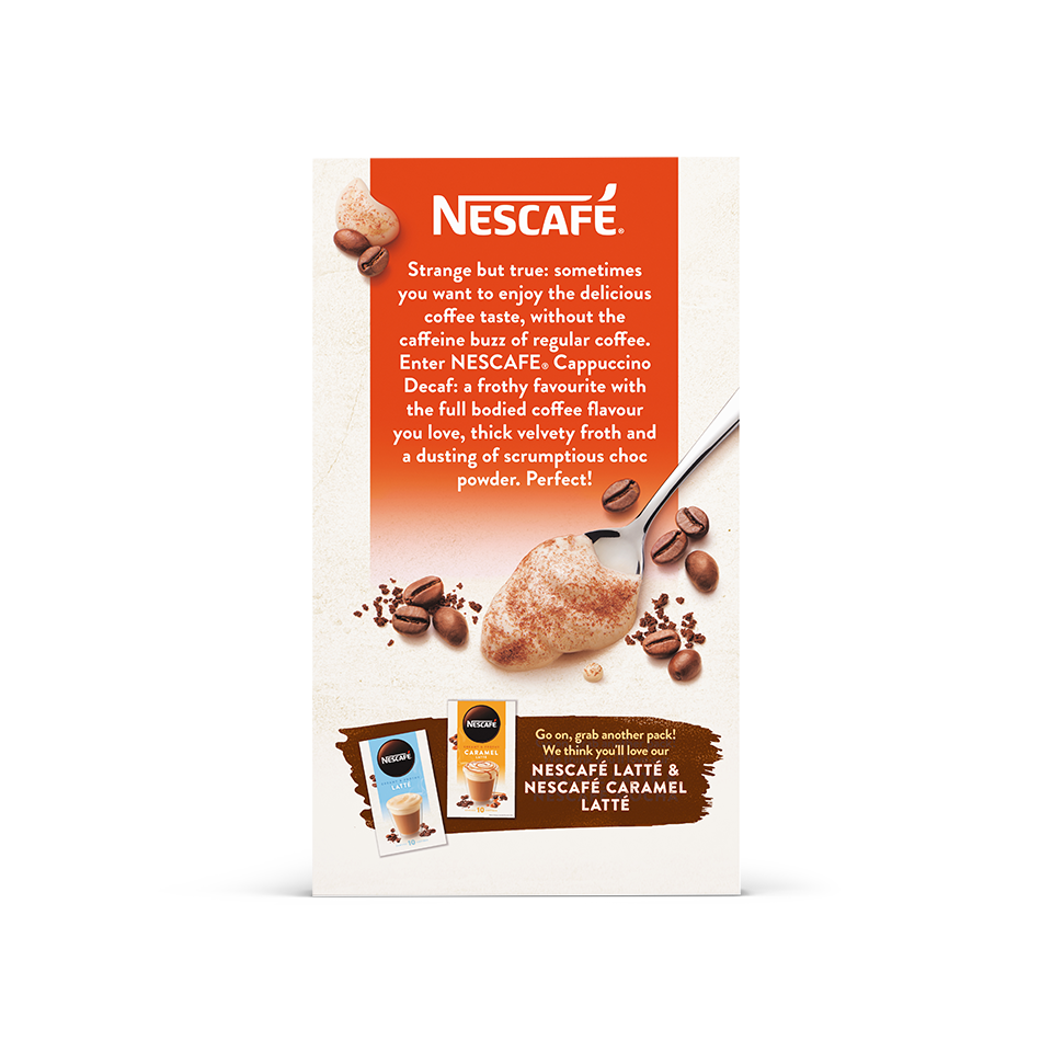  NESCAFÉ® Decaf Cappuccino sachets