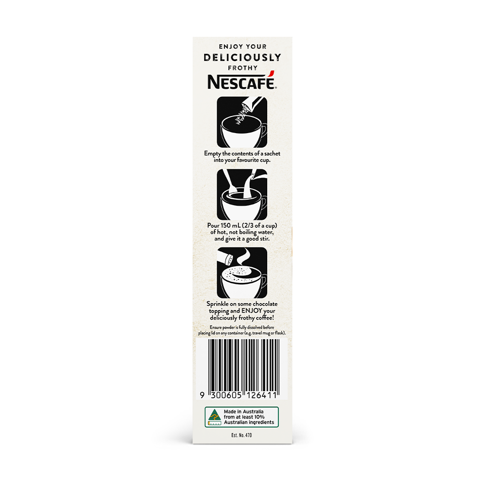  NESCAFÉ® Decaf Cappuccino sachets