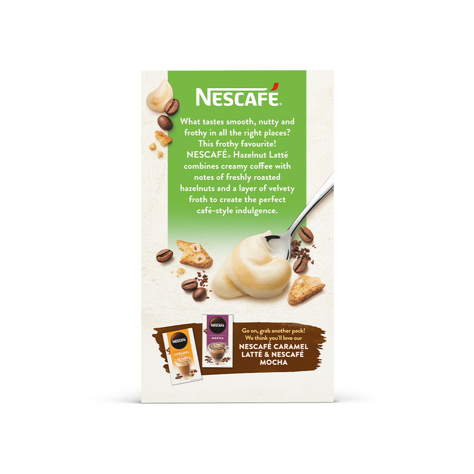 NESCAFÉ® Hazelnut Latte sachets