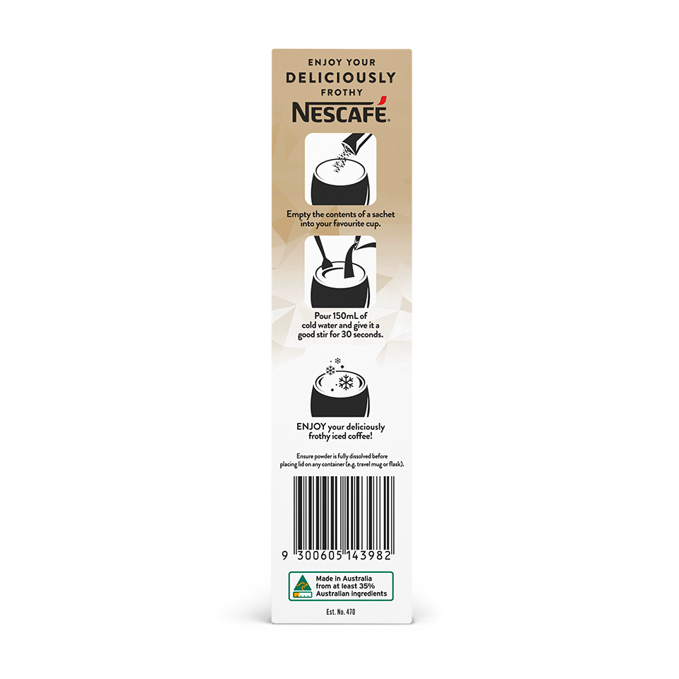 NESCAFÉ® Iced Vanilla Cappuccino sachets