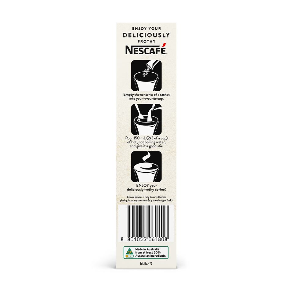 NESCAFÉ® Vanilla Latte sachets