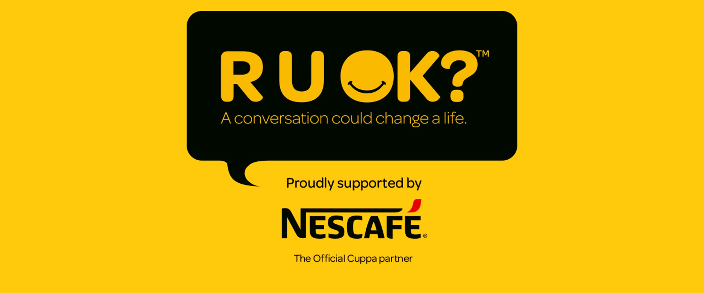Nescafe RUOk Homepage Banner