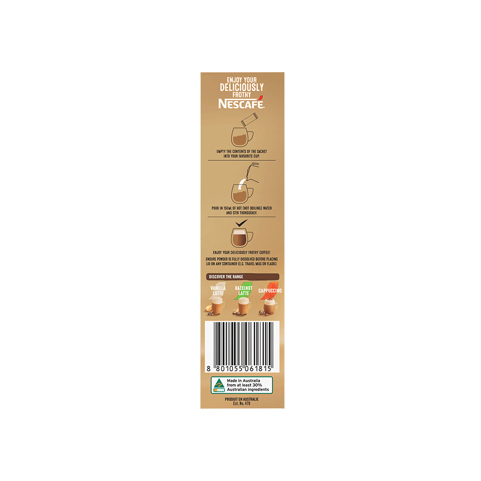 NESCAFÉ® Caramel Latte sachets