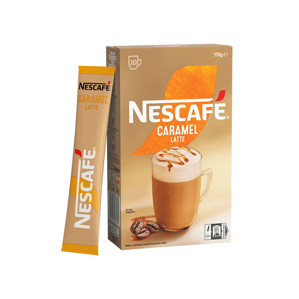 NESCAF Caramel Latte Sachets Nescaf AU NESCAF Caramel Latte Sachets Nescaf AU