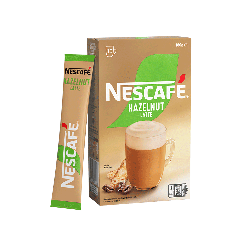 NESCAFÉ® Hazelnut Latte sachets