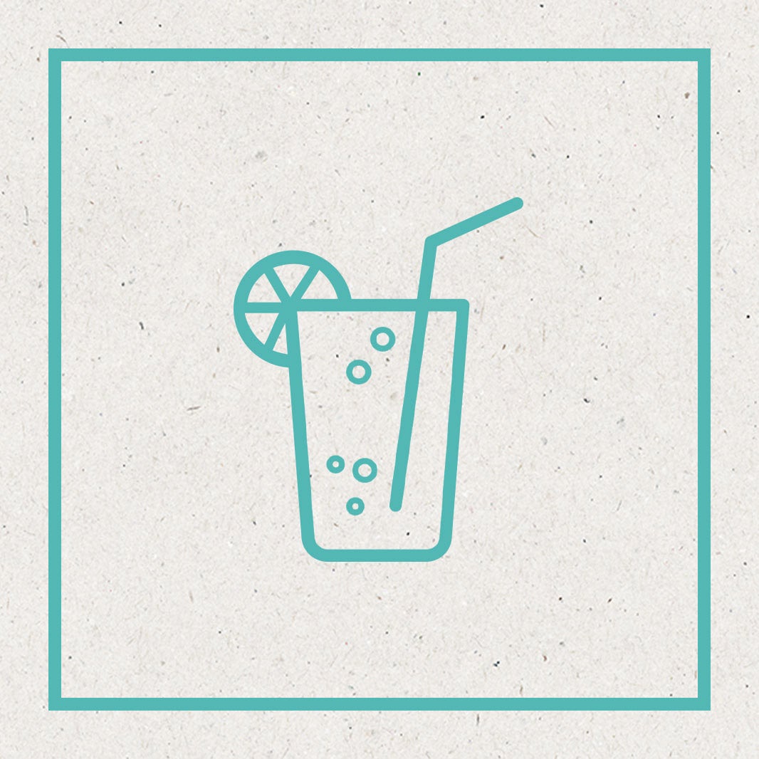 fizzy coffee lemonade with coffee concentrate