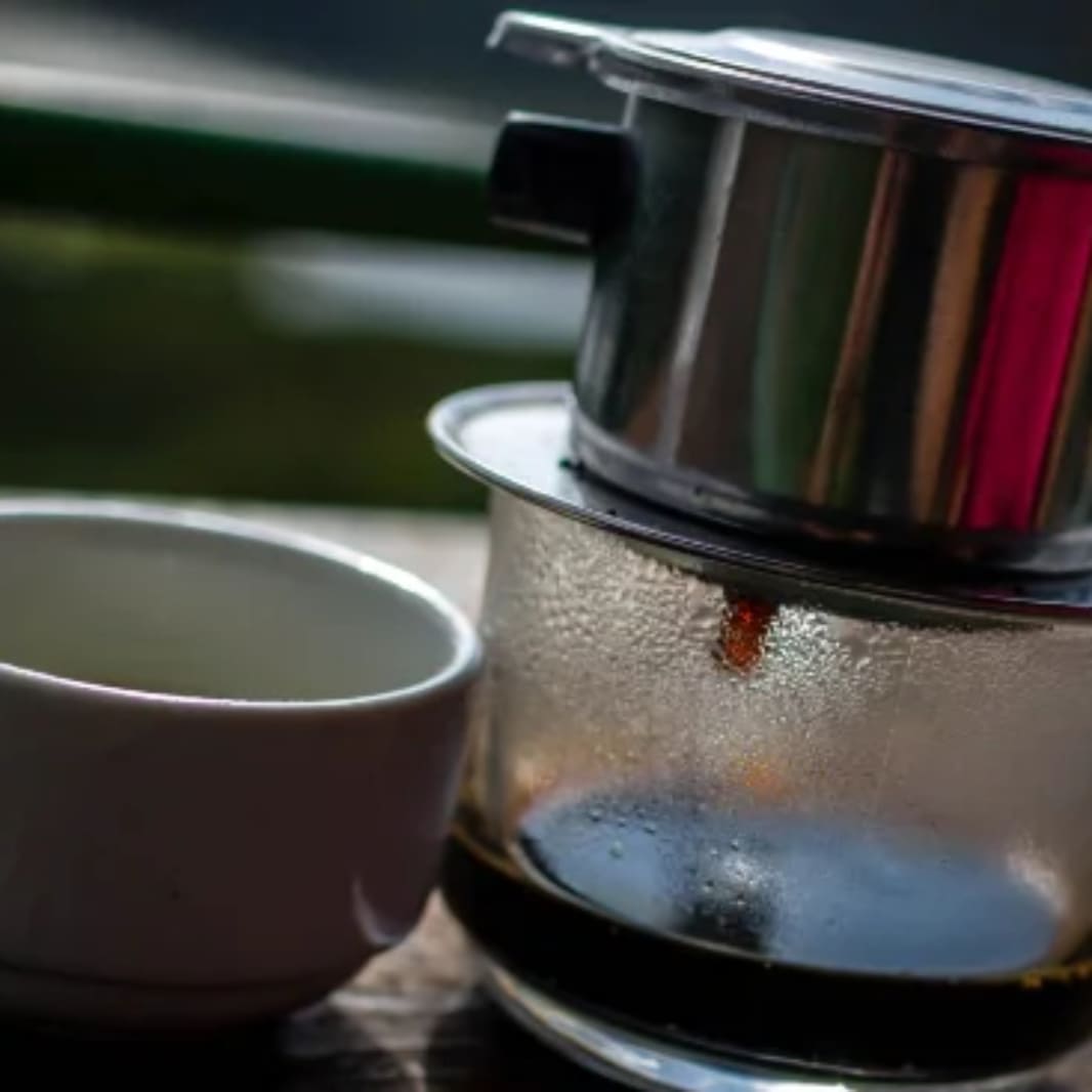 Coffee with milk - traditional Vietnamese coffee