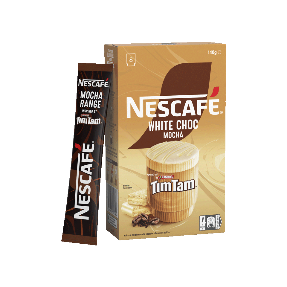 White Choc Mocha Inspired by Tim Tam