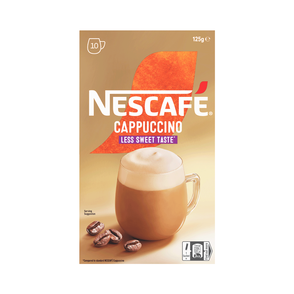 Cappuccino Less Sweet Taste
