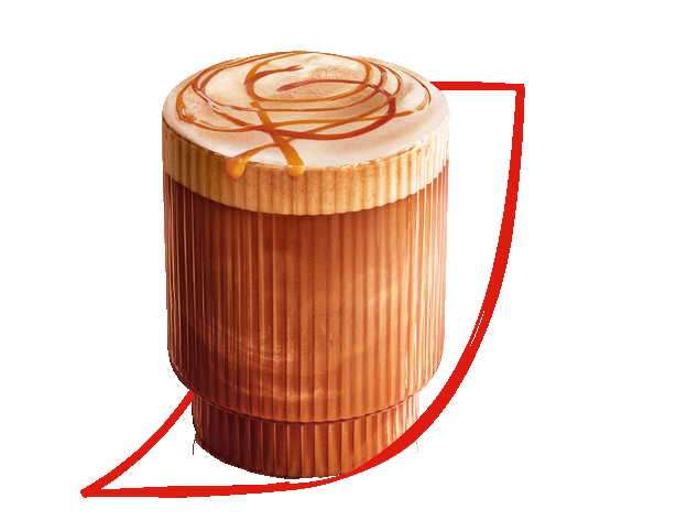 Caramel Choc Mocha inspired by Tim Tam