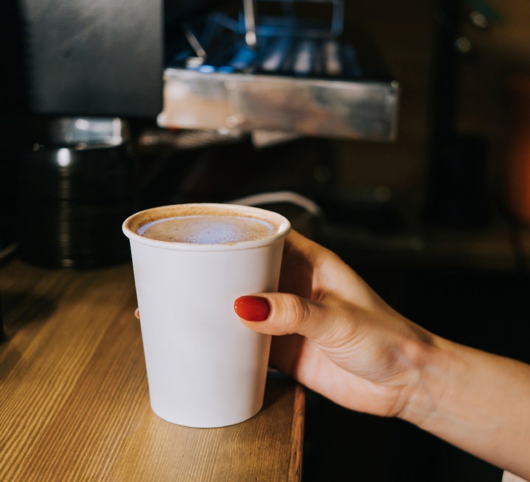 takeaway coffee cup