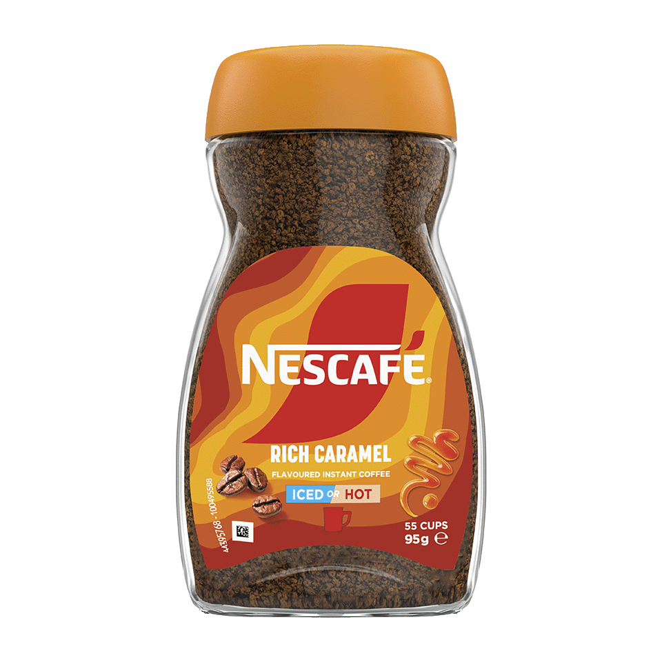 nescafé rich caramel jar