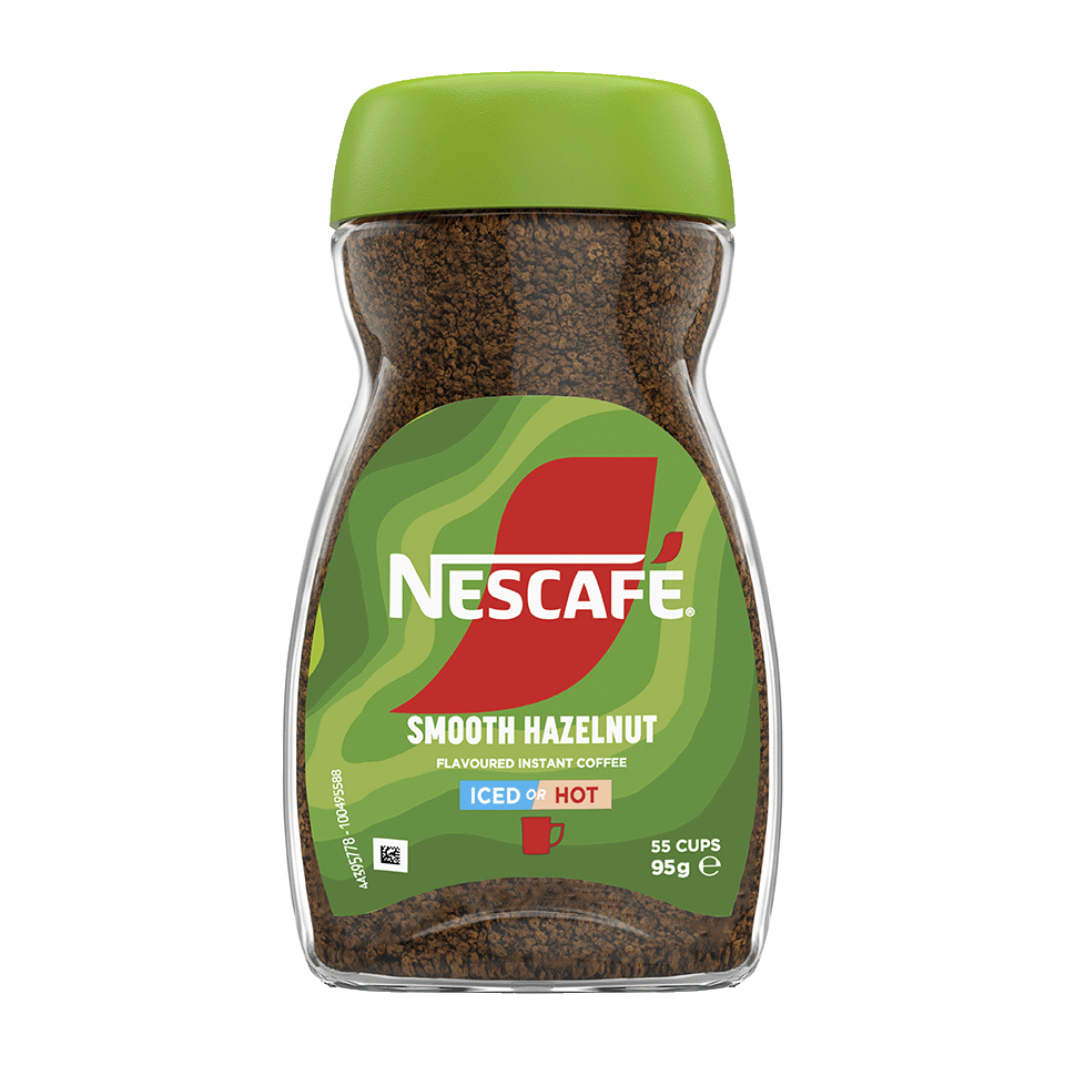 Nescafé Smooth Hazelnut flavoured coffee