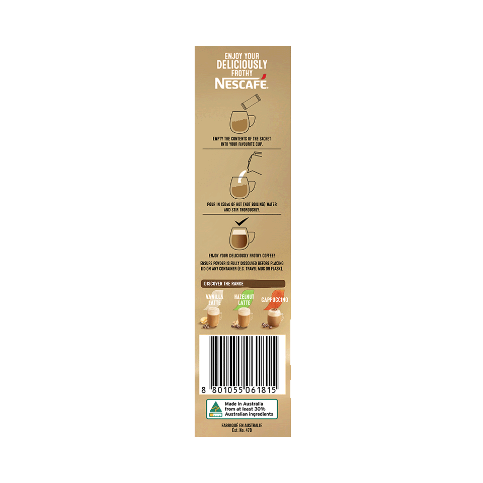 NESCAFÉ® Caramel Latte sachets