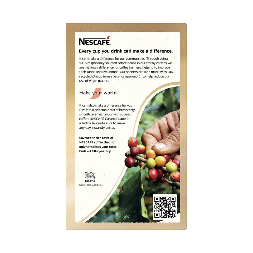 NESCAFÉ® Caramel Latte sachets