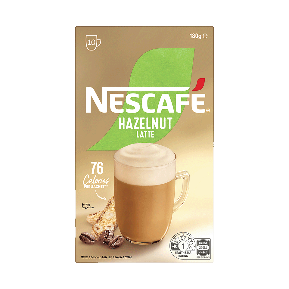 NESCAFÉ® Hazelnut Latte sachets