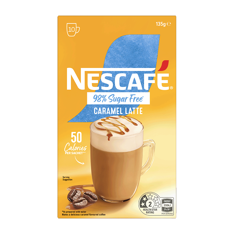 NESCAFÉ® 98% Sugar Free Caramel Latte