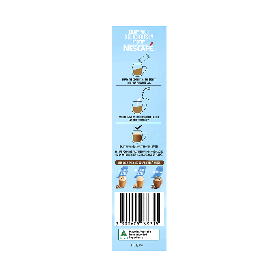 NESCAFÉ® Sugar Free Latte Sachets
