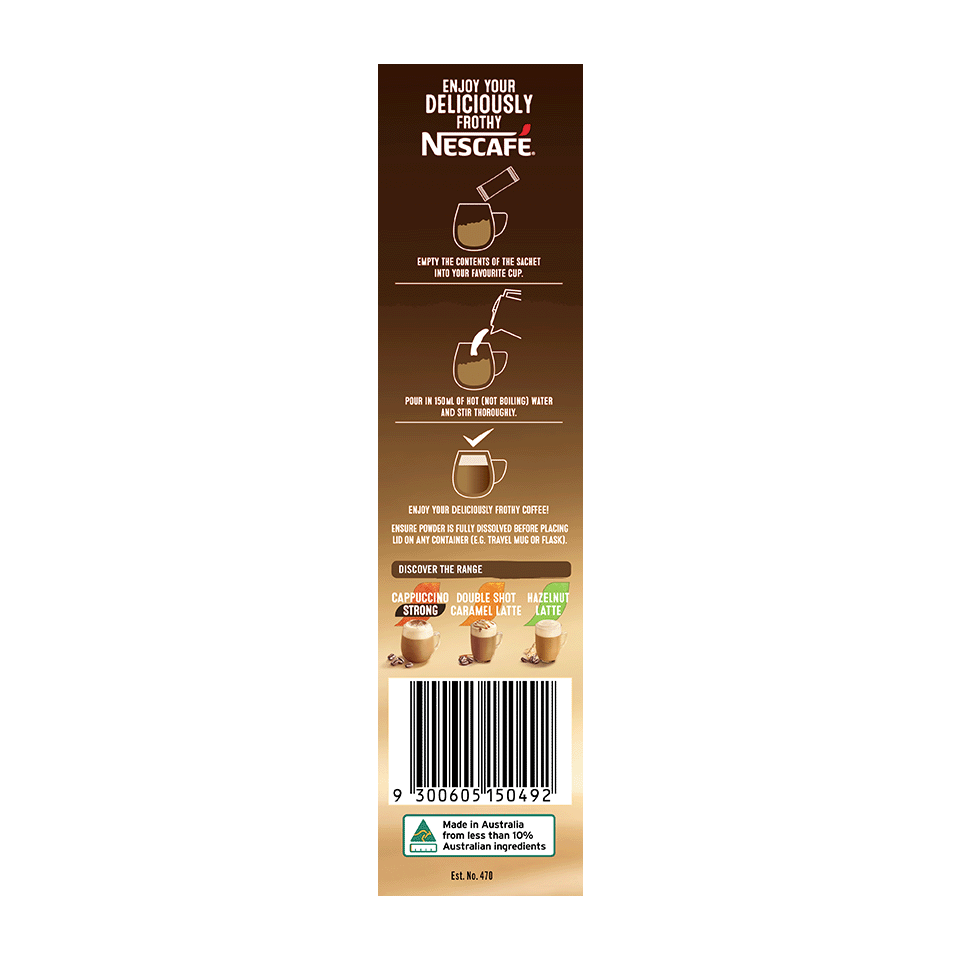 NESCAFÉ® Double Shot Latte sachets