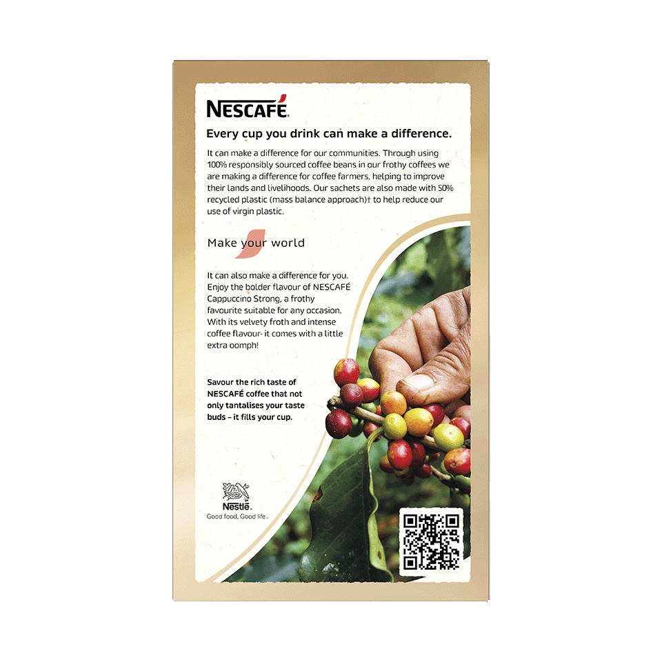 NESCAFÉ® Strong Cappuccino sachets