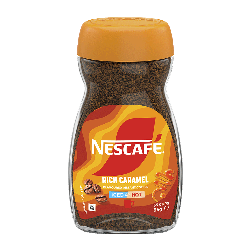 nescafé rich caramel jar