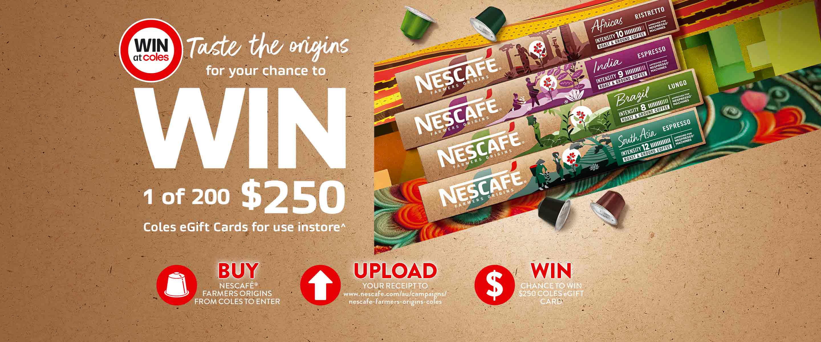 Nescafe Farmers Origins Coles