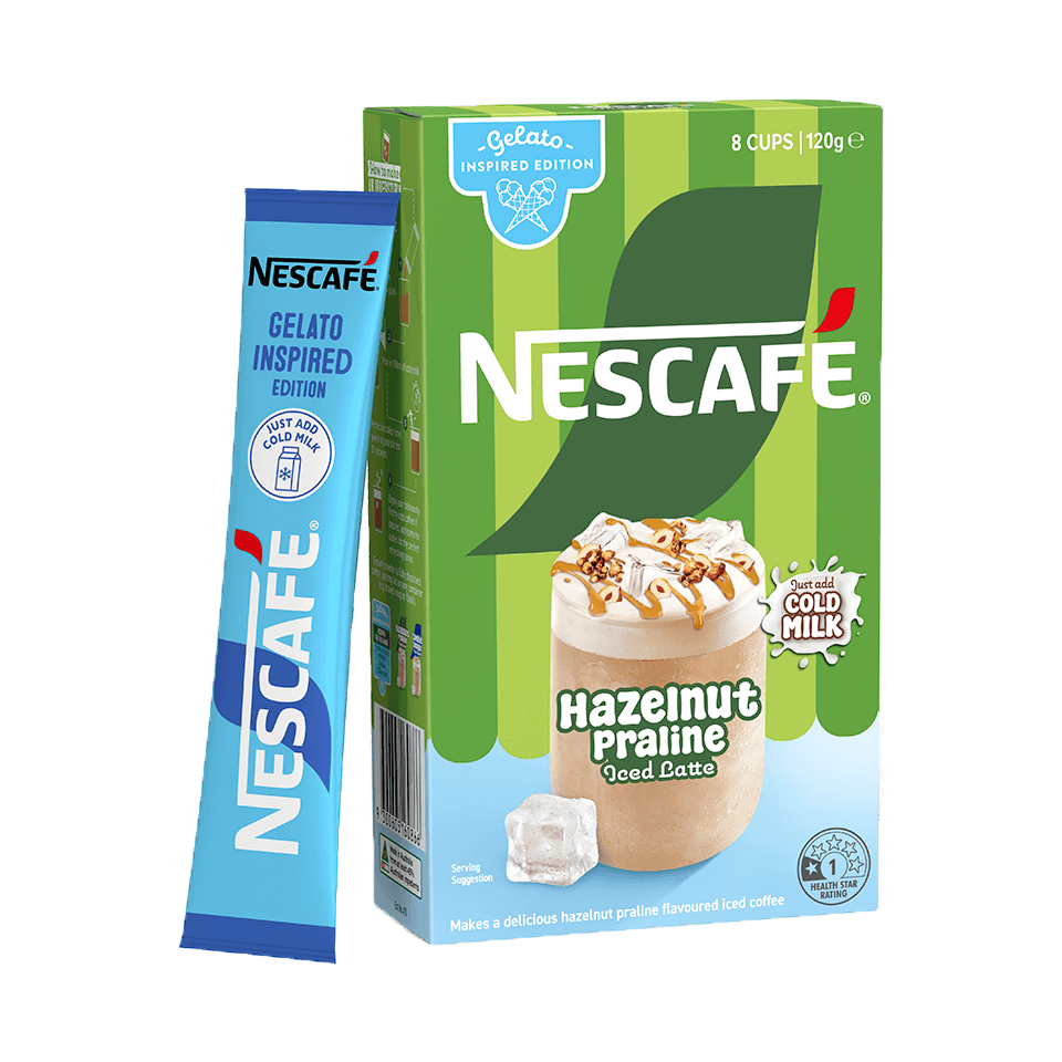 Nescafe Hazelnut Praline Iced Latte