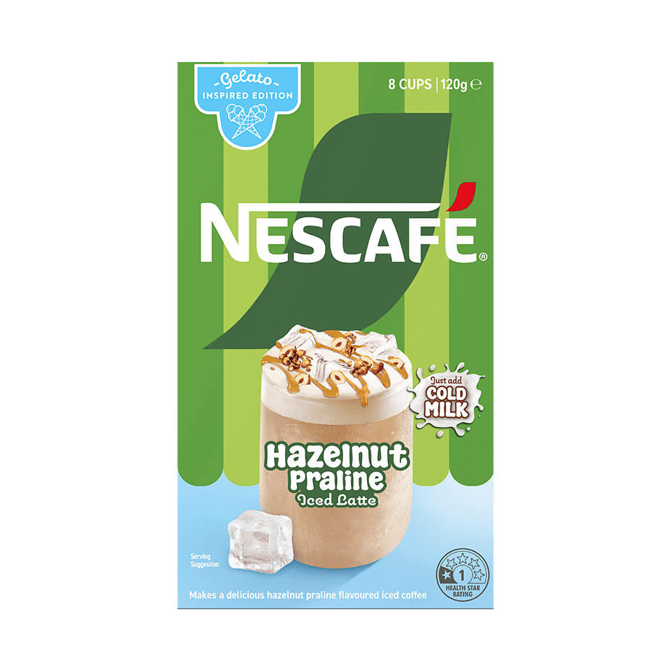 Nescafe Hazelnut Praline Iced Latte