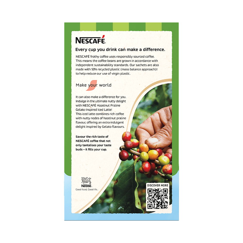 Nescafe Hazelnut Praline Iced Latte