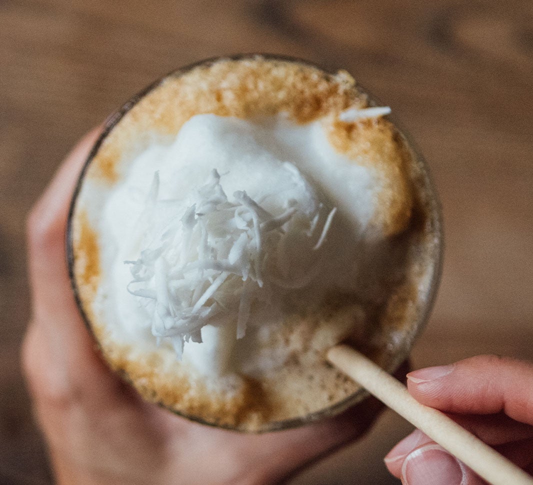 Coconut Iced Cappuccino