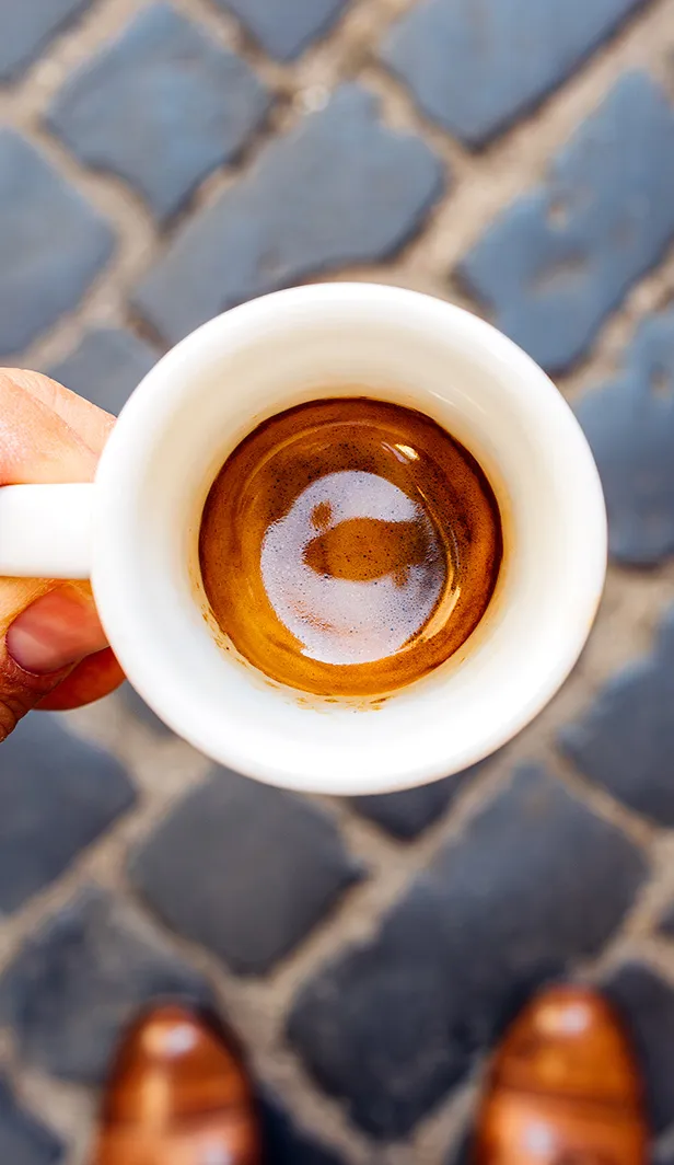Espresso in a cup