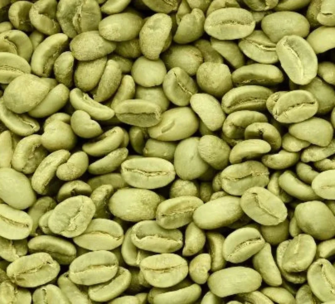 Arabica green coffee beans