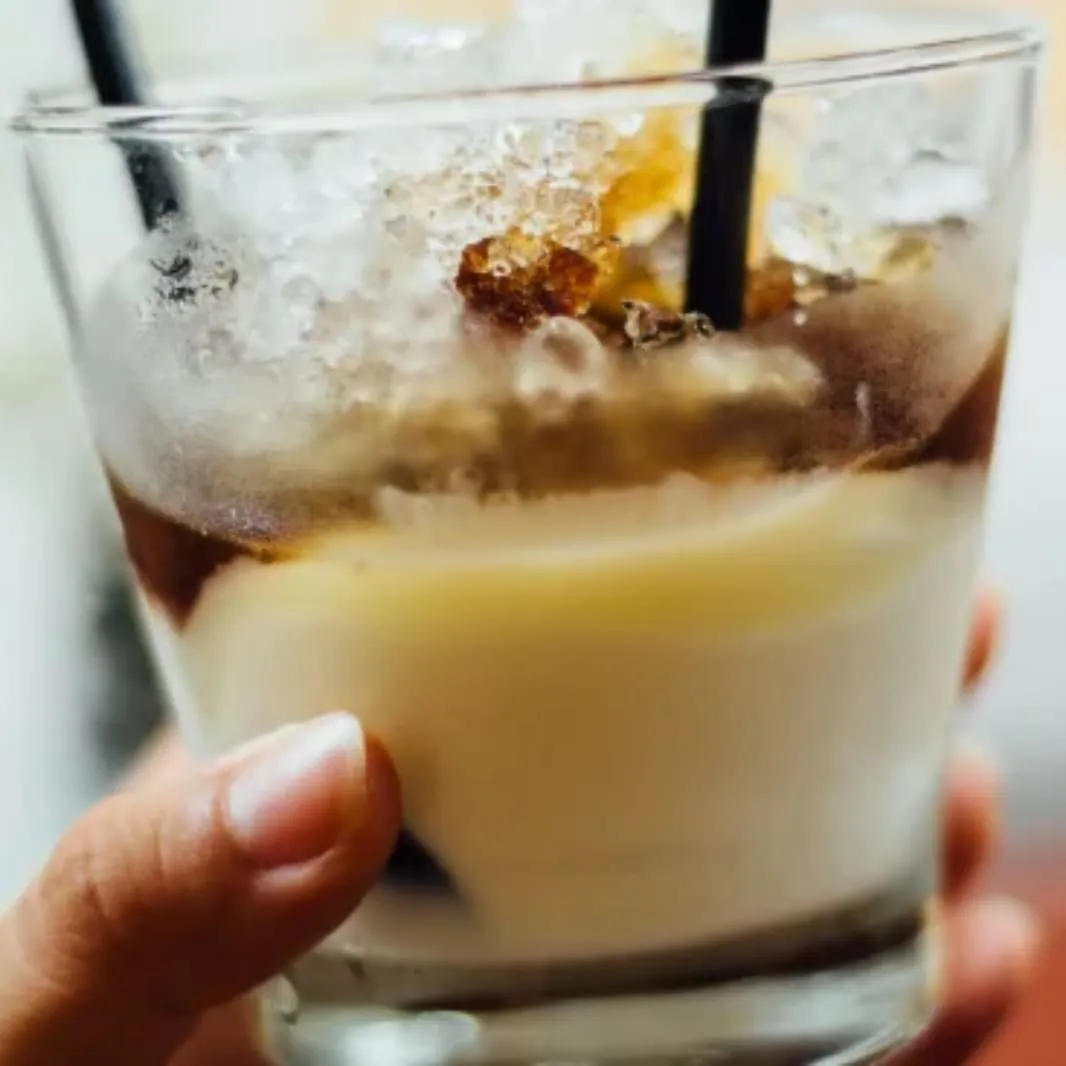 Coffee with yoghurt - traditional Vietnamese coffee
