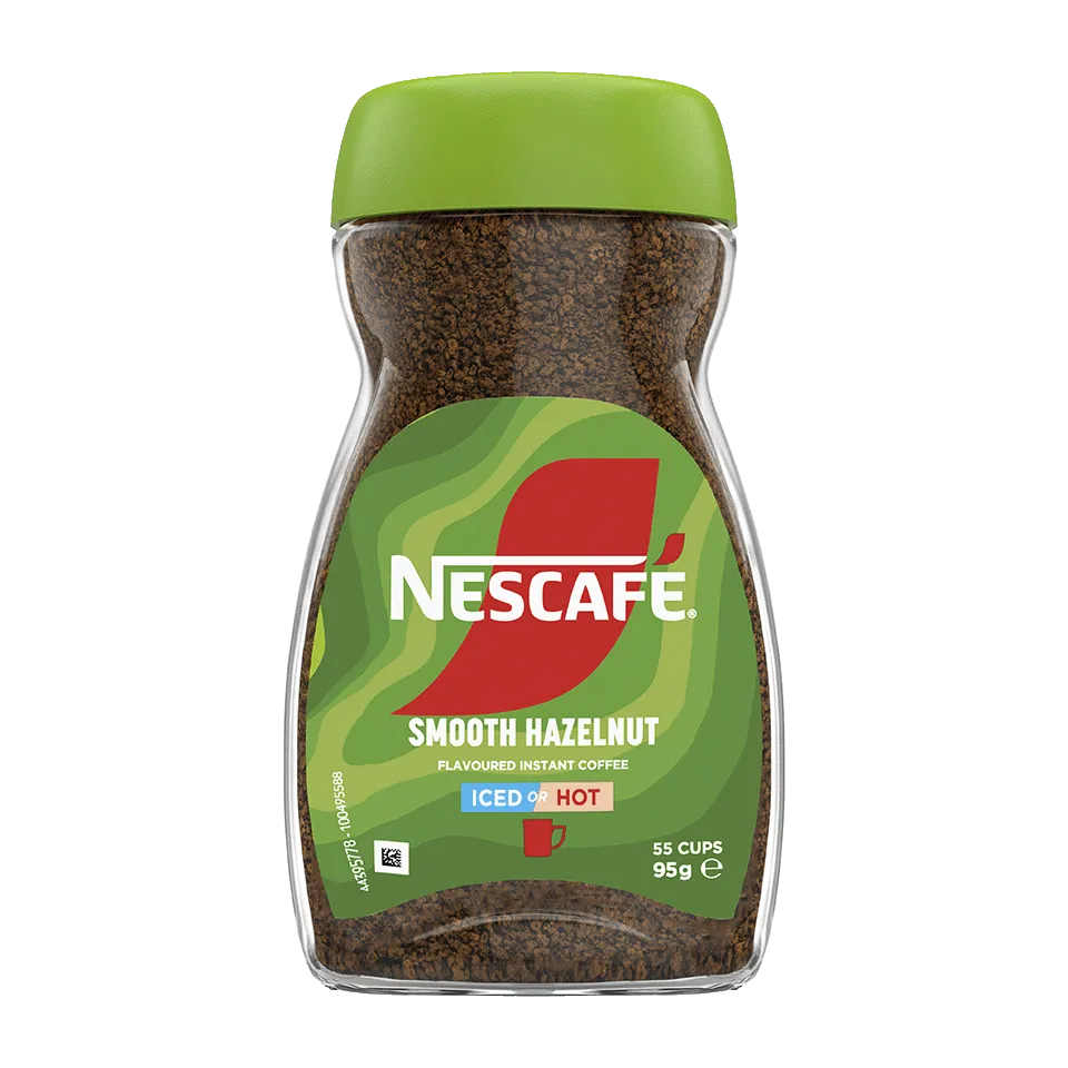 Nescafé Smooth Hazelnut flavoured coffee
