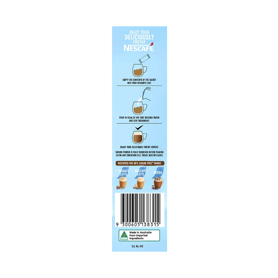 NESCAFÉ® Sugar Free Latte Sachets